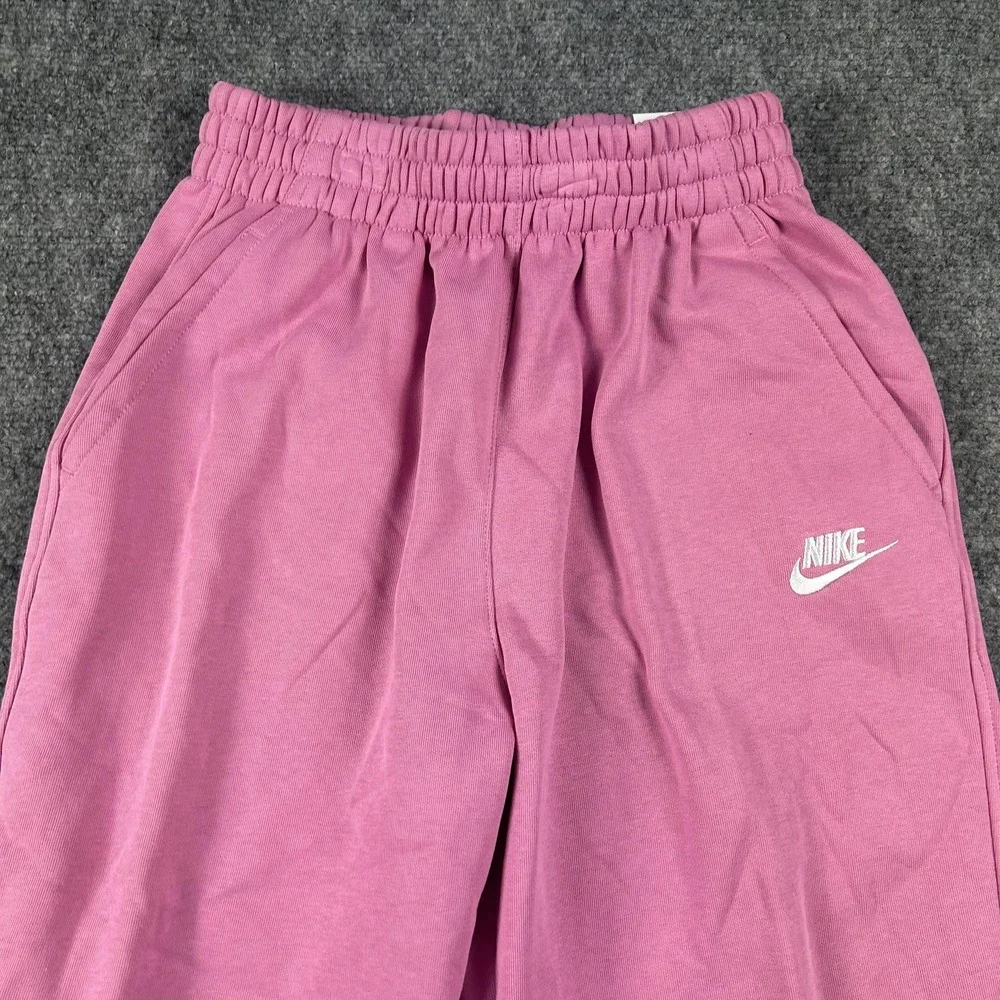 Nike Fleece Sweatpants Kids Medium Pink Jogger Pants Loose Fit‎ FD2933-646
